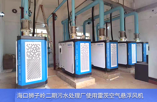 海口獅子嶺二期污水處理廠使用雷茨空氣懸浮風機.jpg
